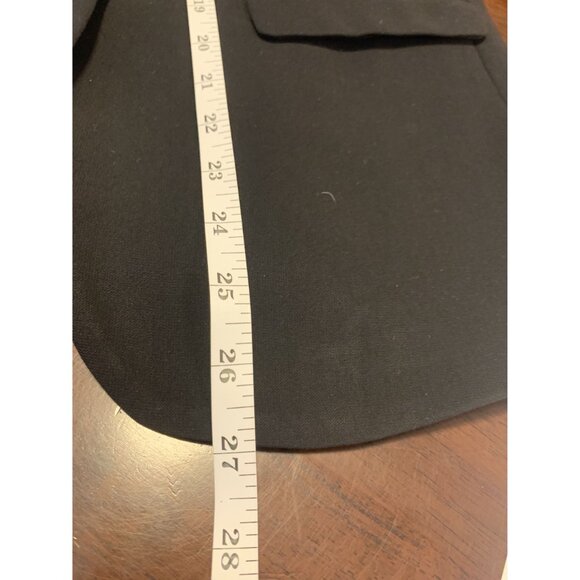 Talbots 4P Black Classic Blazer 2 Button Petite Fit Business Casual - Picture 7 of 11